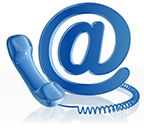 Contact by phone or email icon
